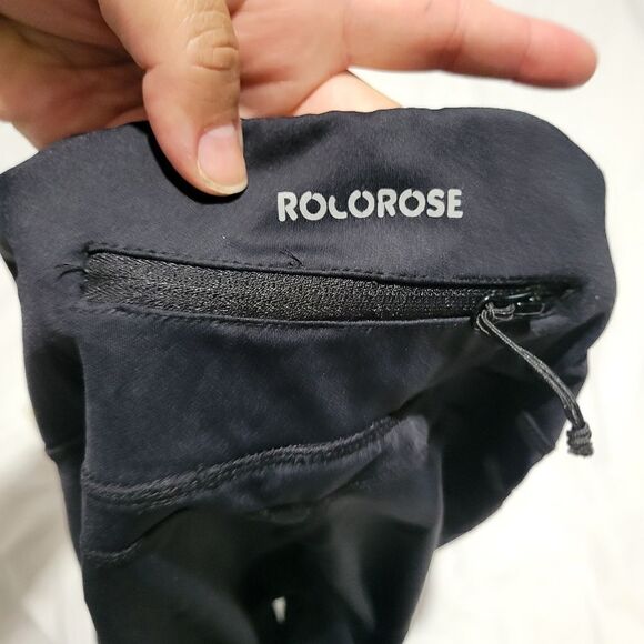 Black leggings with mesh detail on legs - Picture 11 of 15